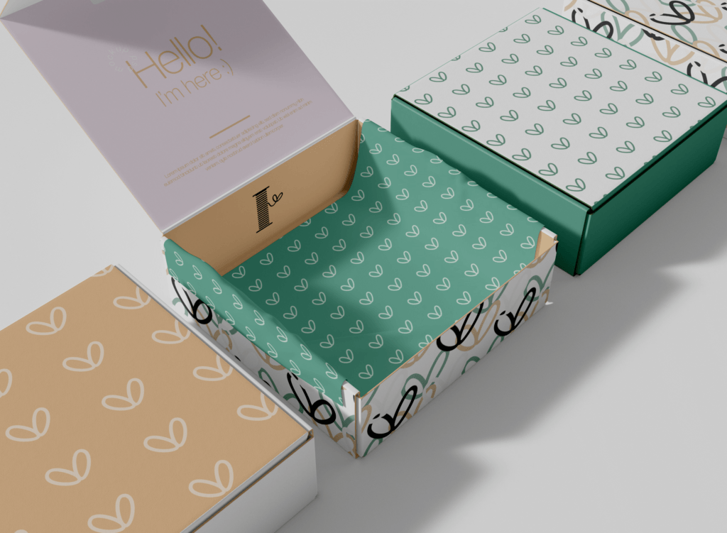 Packaging la mercerie, un des mes projets fictif authentique
