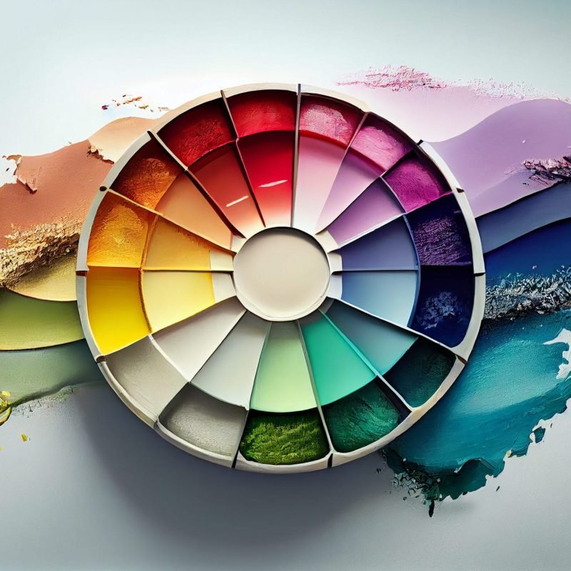 Abstract digital world map with vibrant colors ,generative artificial intelligence